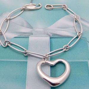 Tiffany Elsa Peretti Heart Bracelet 925